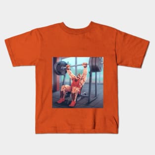 Workout Zangief Kids T-Shirt